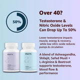 Mars By GHC Mars Rise Max Combo: Dual Action Testosterone & Nitric Oxide Support for Strength, Stamina & Performance, view 5
