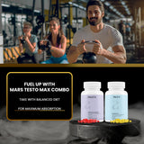 Mars By GHC Mars Testo Max Combo : Mars Beetroot Nitric Oxide Booster & Mars Turkesterone Capsules, view 6
