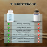 Mars By GHC Mars Turkesterone Capsules: Powered with Goat Weed, Ginseng For Better T-Levels & Bedroom Game, view 6