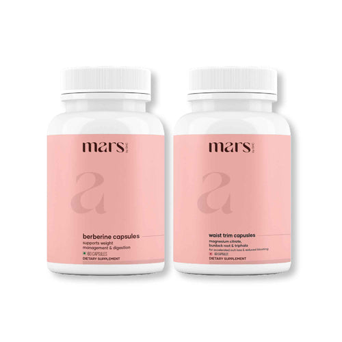 Mars By GHC Max Fit Bundle: Powered with Himalayan Berberine & Waist Trim Caps