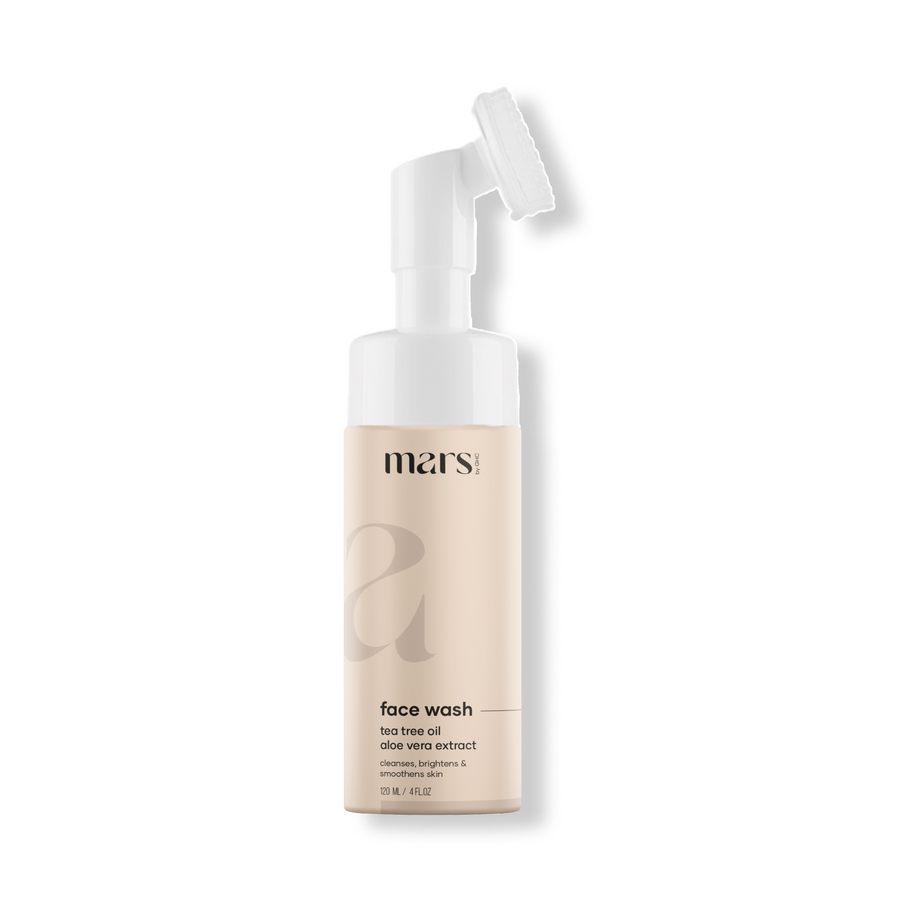 Mars By GHC Foaming Face Wash with Exfoliating Brush
