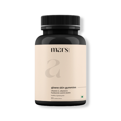 Mars By GHC Mars Vitamin C Gloww Gummies: Powered with Hyaluronic Acid