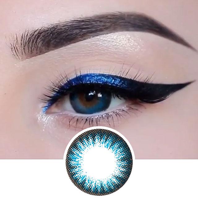 Misaki Cosmetics 2 Tone Blue Contacts