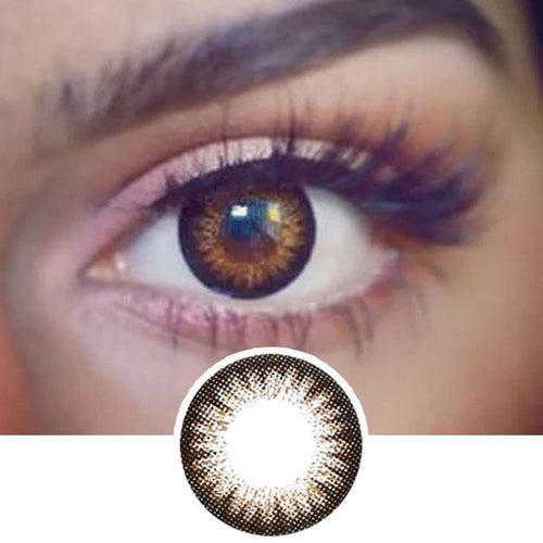 Misaki Cosmetics 2 Tone Brown Contacts