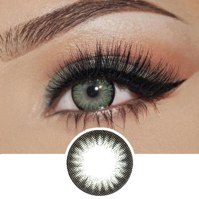 Misaki Cosmetics 2 Tone Green Contacts