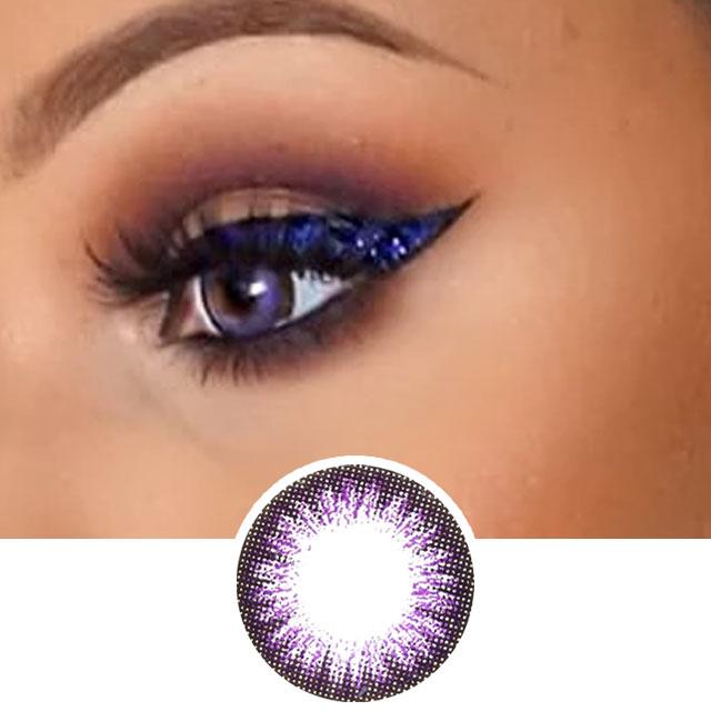 Misaki Cosmetics 2 Tone Violet Contacts