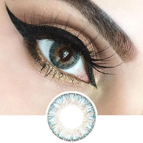 Misaki Cosmetics 4 Tone Aqua Colored Contacts