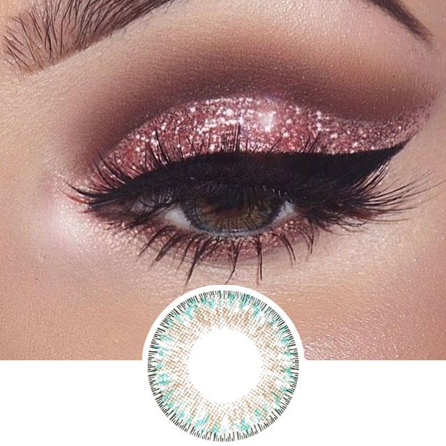 Misaki Cosmetics 4 Tone Green Colored Contacts