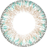 Misaki Cosmetics 4 Tone Green Colored Contacts, view 2