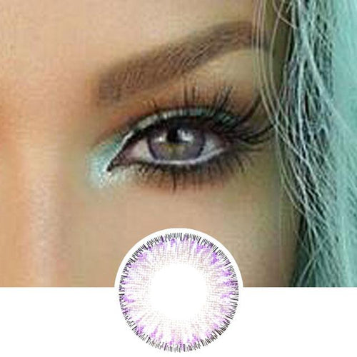 Misaki Cosmetics 4 Tone Violet Colored Contacts