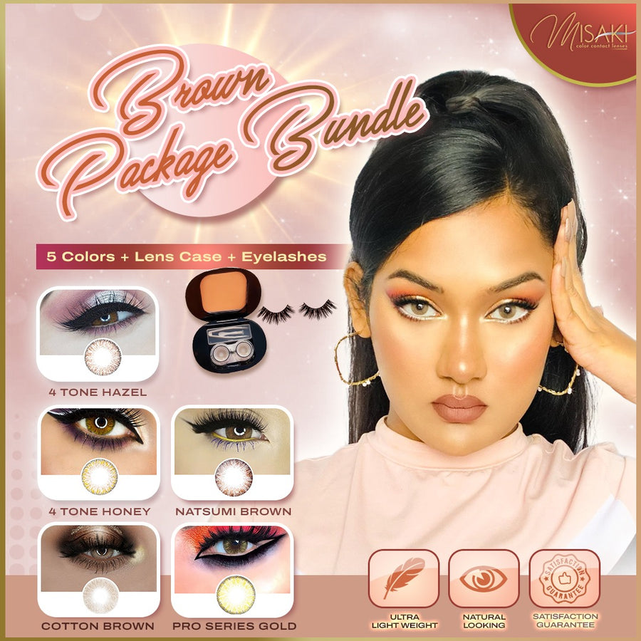Misaki Cosmetics Brown Package Bundle