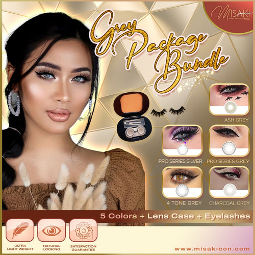 Misaki Cosmetics Grey Package Bundle