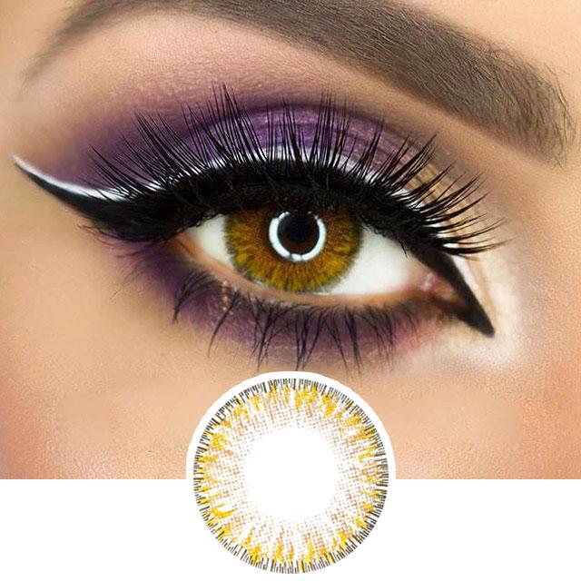 Misaki Cosmetics 50% Off Honey Colored Contacts - 4 Tone Honey Color
