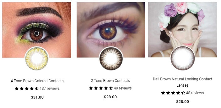Misaki Cosmetics MISAKI BROWN LENSES 3