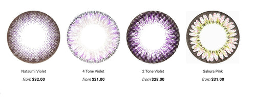 Misaki Cosmetics MISAKI VIOLET/PURPLE LENSES 1