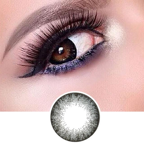 Misaki Cosmetics Natsumi Black Colored Contacts Astigmatism