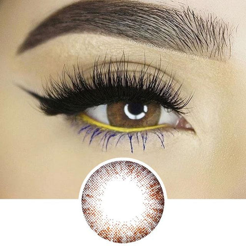 Misaki Cosmetics Natsumi Brown Colored Contacts