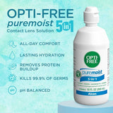 Misaki Cosmetics Opti-Free Puremoist Multi-Purpose Contact Lens Cleaning and Disinfecting Solution with Lens Case, 10 FL Oz, view 4