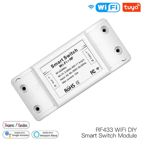 Moes WiFi RF DIY  Smart Light Switch Module Universal Breaker Timer Works with Alexa Google Home