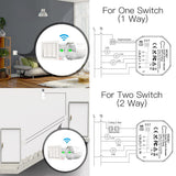Moes 3/4 Gang, 1/2 Way Module, Wireless Home Smart Switch Light Modular, view 3