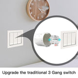 Moes 3/4 Gang, 1/2 Way Module, Wireless Home Smart Switch Light Modular, view 4