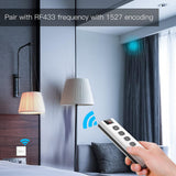 Moes Smart RF433 Transmitter Remote for Curtain, view 4
