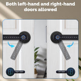 Moes Ble Smart Door Lock with Passcode keypad, Biometric Entry Doorknob with Handle, view 5