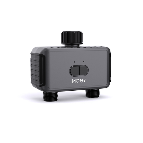 Moes BLE Timer, Smart Sprinkler Water Timer with 2 Outlet