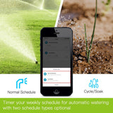 Moes BLE Smart Sprinkler Water Timer with Rain Delay Filter Washer Programmable Irrigation Timer, view 3