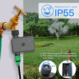 Moes BLE Smart Sprinkler Water Timer with Rain Delay Filter Washer Programmable Irrigation Timer, view 5