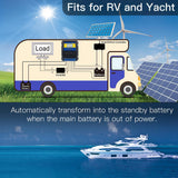 Moes ATS Dual Power Inverter Automatic Transfer Switch Solar Charge Controller for Solar wind System, view 2