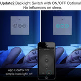 Moes WiFi RF433 Smart Curtain Blinds Roller Shutter Touch Switch Single Pole Neutral Wire Required EU, view 3