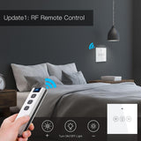 Moes WiFi Smart Light Dimmer Switch RF433 Glass Touch Switch EU, view 2