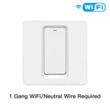 Moes WiFi Smart Light Push Button Switch 2 Way Multi-Control Neutral Wire Required EU, view 2