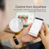 Moes WiFi Smart Light Push Button Switch Neutral Wire Optional Capacitor required 220-240V EU, view 4