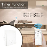 Moes WiFi RF433 Smart Light 2 Way Multi-control Push Button Switch Neutral Wire EU, view 4