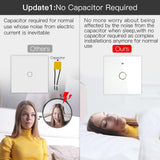 Moes ZigBee 2 Way Light Switch, Touch Multi-Control Switch, Neutral Wire Optional, No Capacitor EU, view 2