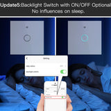 Moes ZigBee 2 Way Light Switch, Touch Multi-Control Switch, Neutral Wire Optional, No Capacitor EU, view 6
