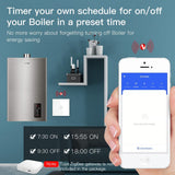Moes ZigBee Smart Boiler Touch Switch Water Heater Single Pole Neutral Wire Required  20A EU, view 6