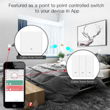Moes Smart ZigBee Scene Push Button Switch Single Pole Neutral Wire Optional No Capacitor, view 2