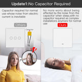 Moes Smart ZigBee Scene Push Button Switch Single Pole Neutral Wire Optional No Capacitor, view 3