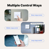 Moes Matter WiFi Smart Light Switch Glass Panel Neutral Wire Required EU Standard, view 6