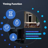 Moes Matter WiFi Smart Push Button Light Switch App Control Neutral Wire Required EU Version, view 4