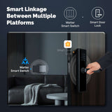 Moes Matter WiFi Smart Push Button Light Switch App Control Neutral Wire Required EU Version, view 6