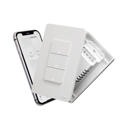 Moes WiFi 1/2/3/4 Gang Smart Light Switch, Alexa Google APP Remote Light Switching