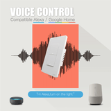 Moes WiFi 1/2/3/4 Gang Smart Light Switch, Alexa Google APP Remote Light Switching, view 4