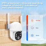 MOES 4G Solar Outdoor Security Camera,7800mAh+7W Solar Panel,IP65 Waterproof,360°PTZ,No SIM Required( EU Version), view 5
