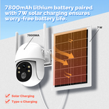 MOES 4G Solar Outdoor Security Camera,Lifetime Free Unlimited Data,360°PTZ,No SIM Required(US Version), view 4