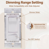 MOES Dimmer Light Switch Single Pole/3-Way for LED/Incandescent/CFL, view 4