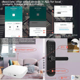 Moes New 2nd Generation Multi-Mode Smart Home Gateway ZigBee WiFi BLE Mesh Hub, view 4